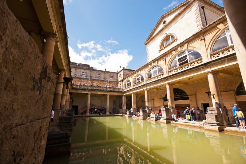 Roman Baths in Bath editorial photo. Image of architecture 69856351
