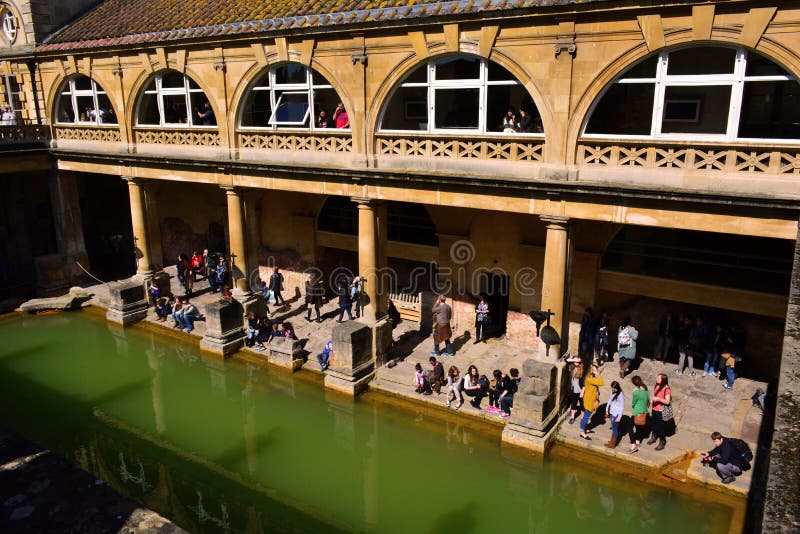 Roman Baths Museum, bagno, Regno Unito immagine stock libera da diritti Roman Baths Museum, bagno, Regno Unito immagine stock libera da diritti