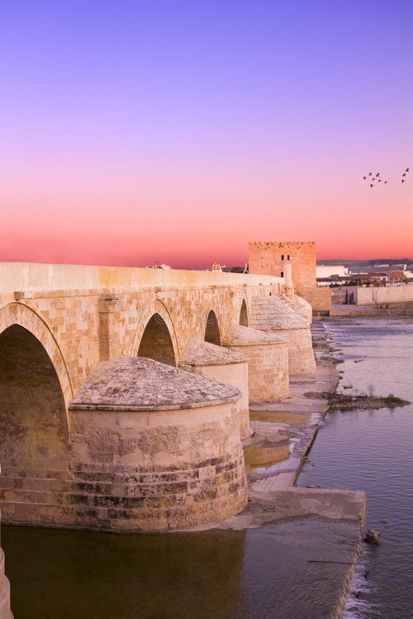 Roman Bridge and Tower of Calahorra. Cordova