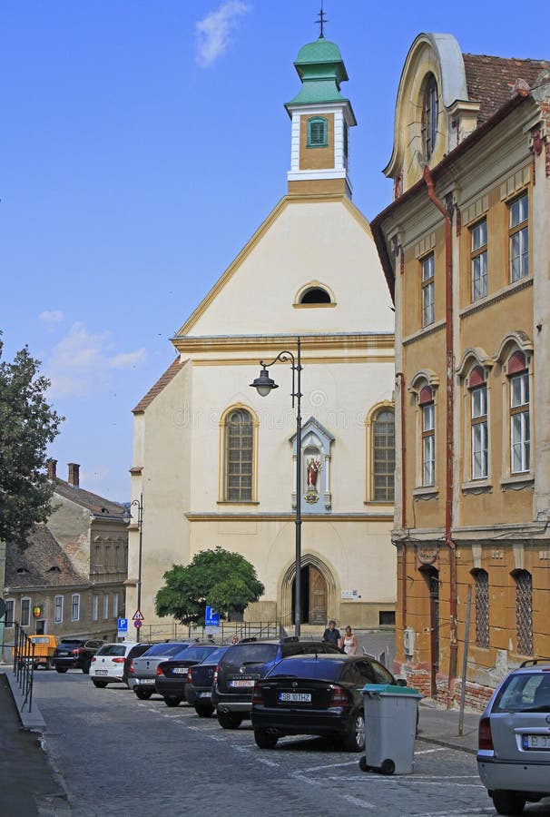 Katholische Kirche Str.Ursula in Sopron Stockbild Bild von kirche