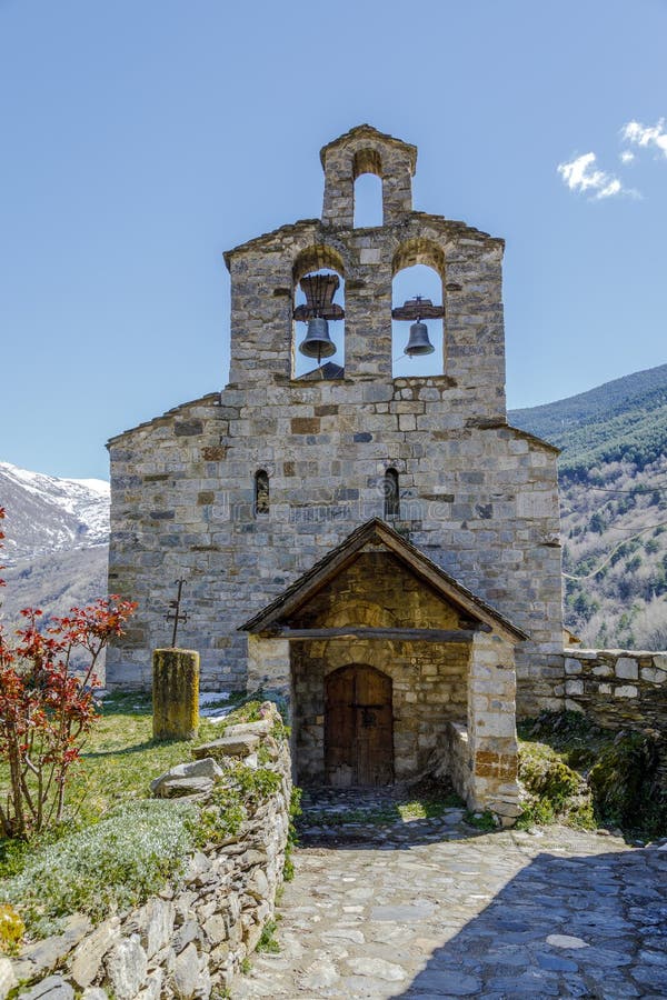 Roman Church of Santa Maria de Cardet, Catalonia - Spain