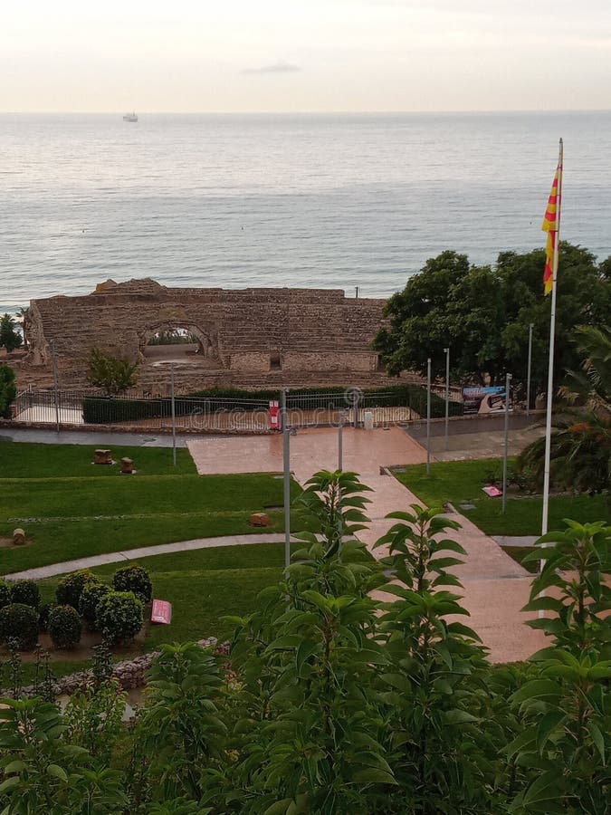 Circus of Tarragona ruins stock photo. Image of tarragona 65107432