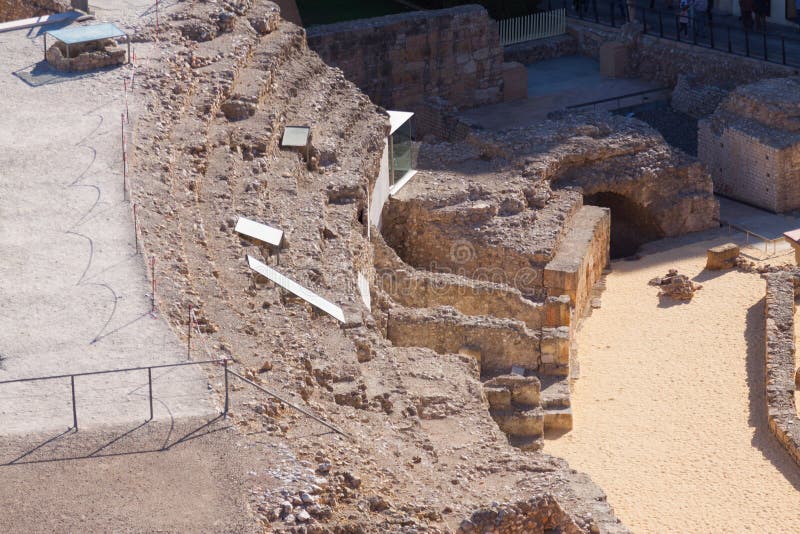 The Roman Circus in Tarragona Stock Image Image of mediterranean