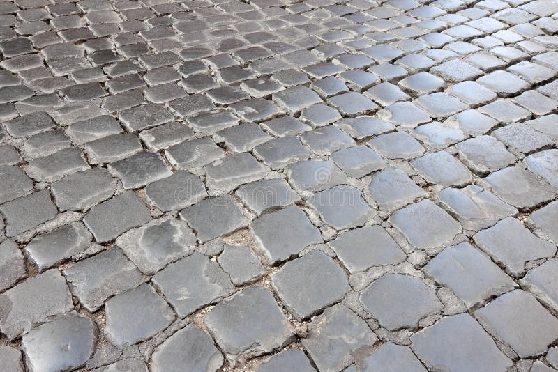 Roman Cobblestone Street