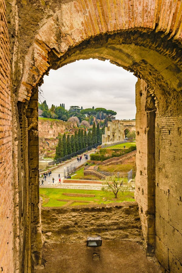 Roman Coliseum Interior View, Roma, Italia fotografia stock Roman Coliseum Interior View, Roma, Italia fotografia stock
