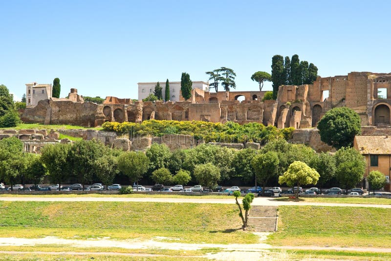 Roman forum in Rome, Italy