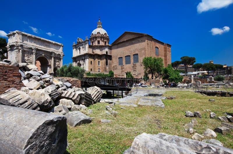 Roman Forum in Rome, Italy