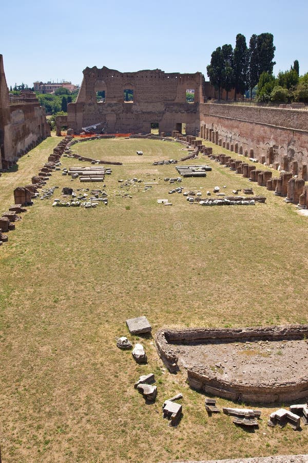 Roman forum ruins