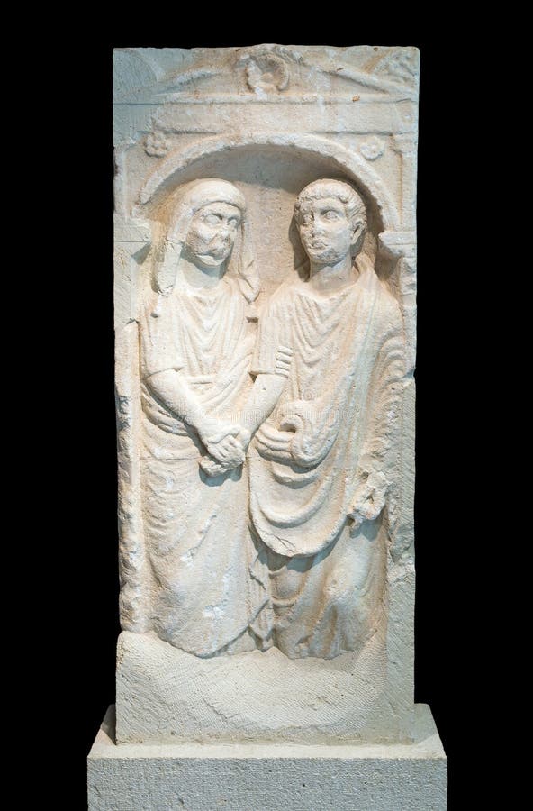 Roman graf van het erazandsteen stele