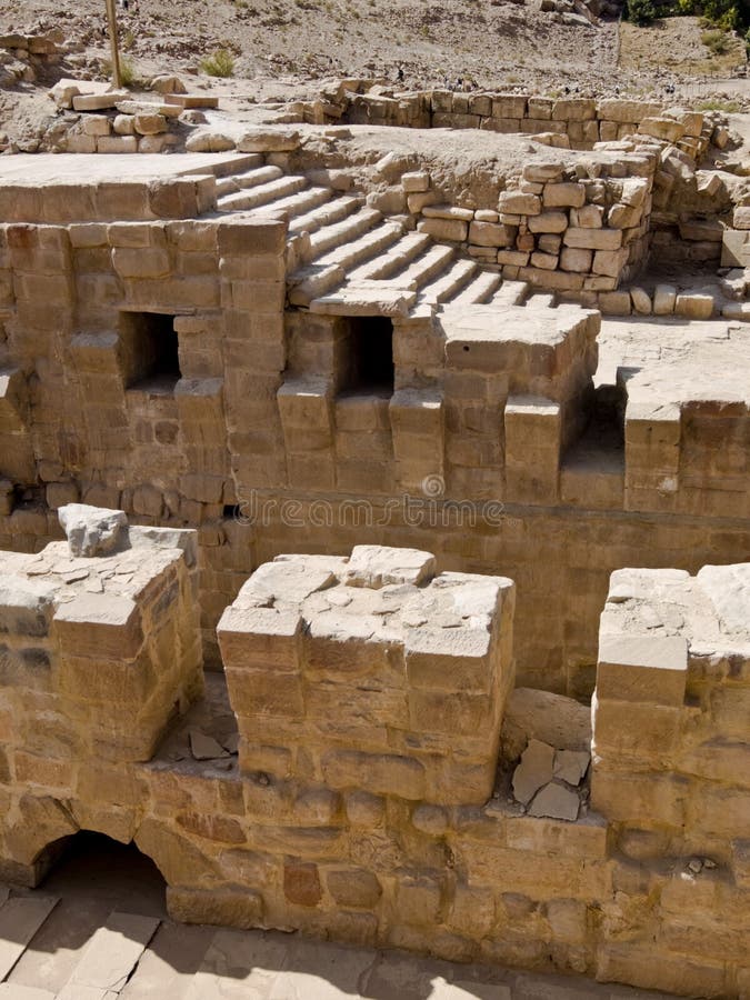 Roman ruins - Nabataeans capital city (Al Khazneh) , Jordan. Roman Empire period. Roman ruins - Nabataeans capital city (Al Khazneh) , Jordan. Roman Empire period.