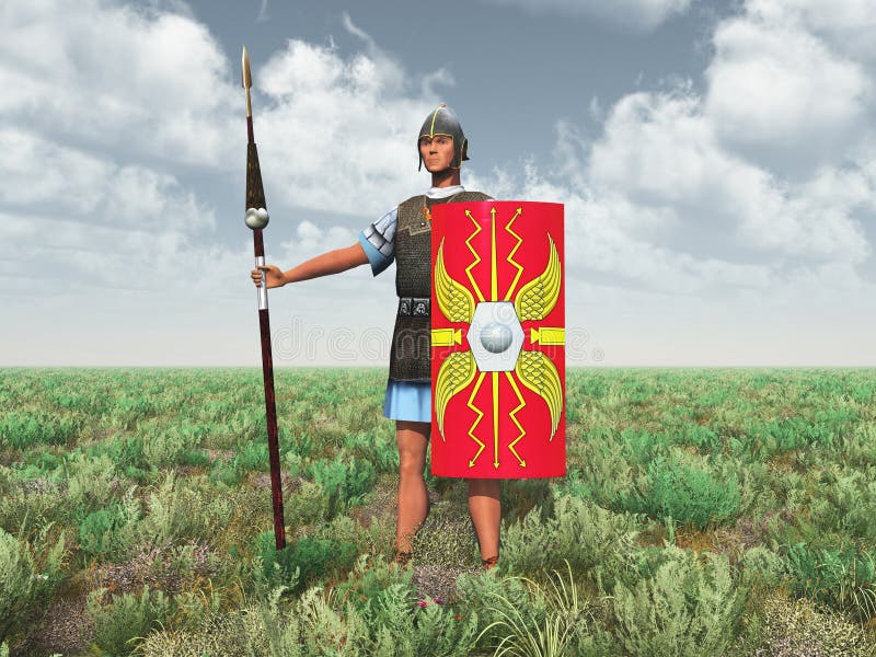 Roman legionair vector illustratie Roman legionair vector illustratie