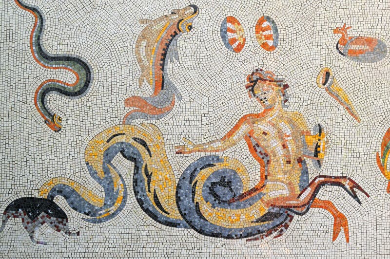 Roman mosaic royalty free stock images