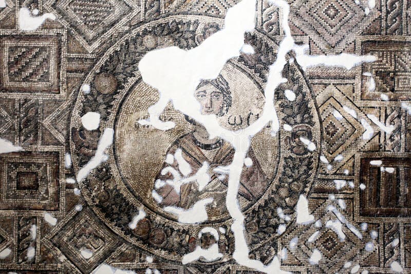 Roman Mosaics at Hatay Archeology Museum in Antakya Antioch, Turkey. Hatay Archaeology Museum is houses great Roman and Byzantine Era mosaics. Roman Mosaics at Hatay Archeology Museum in Antakya Antioch, Turkey. Hatay Archaeology Museum is houses great Roman and Byzantine Era mosaics.