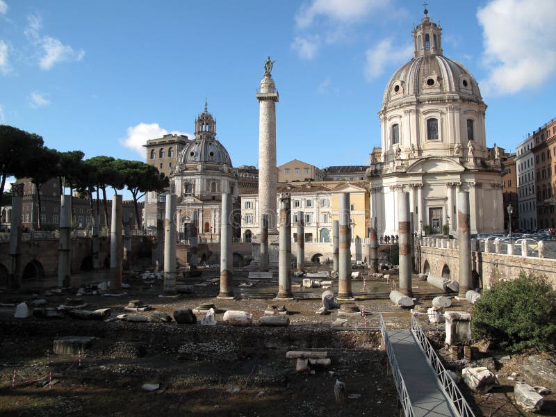 Roman Ruins stock photography