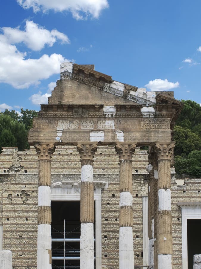 Roman ruins royalty free stock photos
