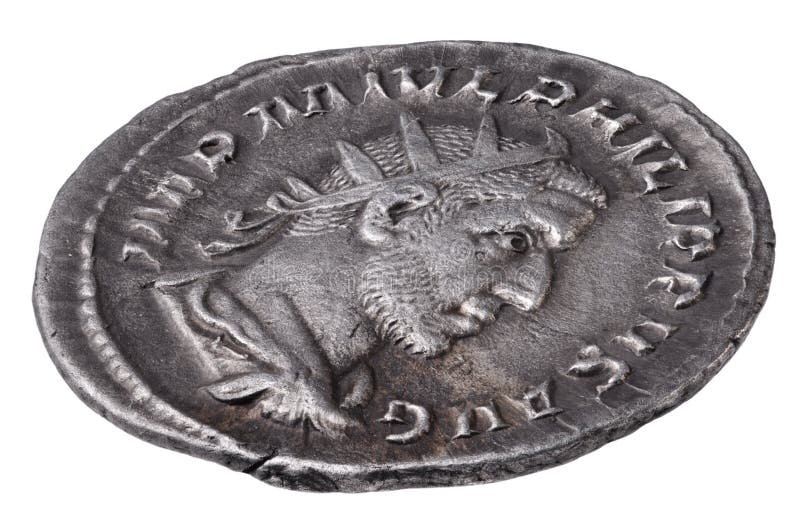 roman silver för forntida mynt arkivbilder roman silver för forntida mynt arkivbilder