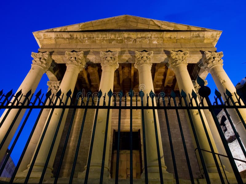 The Roman Temple, important historical monument.Vic , Barcelona , C. The Roman Temple, dating back to the beginning of the 1st century, is Vic’s most important royalty free stock photo The Roman Temple, important historical monument.Vic , Barcelona , C. The Roman Temple, dating back to the beginning of the 1st century, is Vic’s most important royalty free stock photo