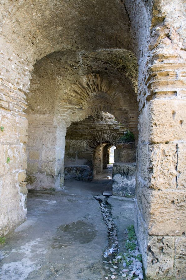 Roman thermes royalty free stock images