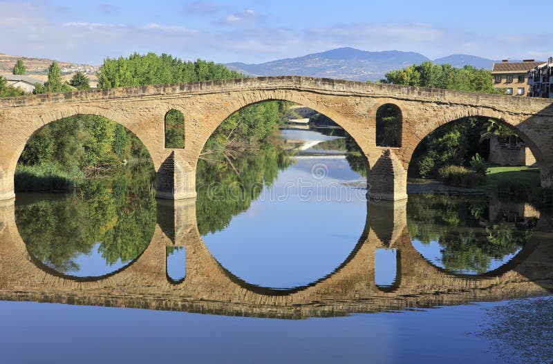 Romanesque bridge At Puente la Reina