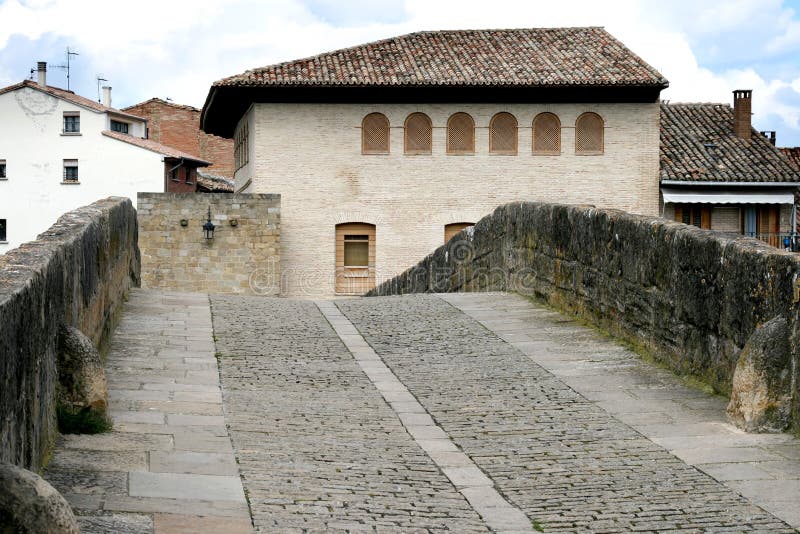 Romanesque bridge of Puente la Reina, Spain