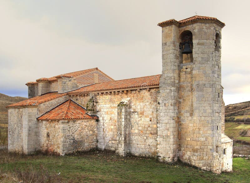 Románico iglesia de en monasterio de , ,.