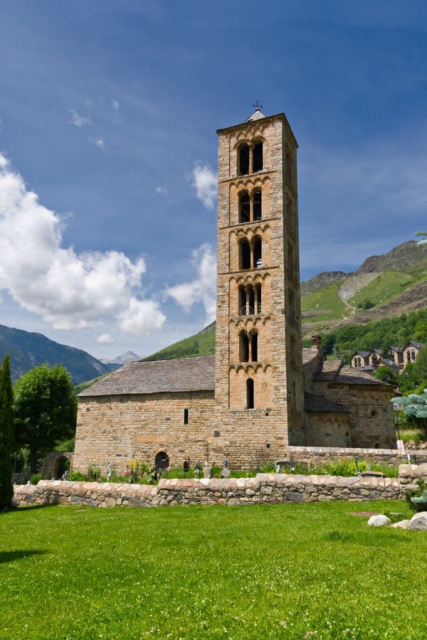 Romanesquekirche von Sant Climent de Taull lizenzfreie stockfotos Romanesquekirche von Sant Climent de Taull lizenzfreie stockfotos