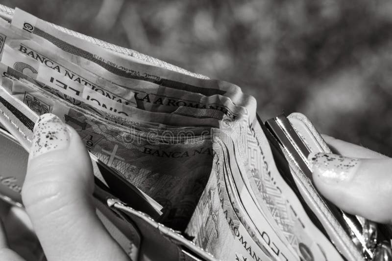 Romania LEI money. Romanian LEI currency stock photos