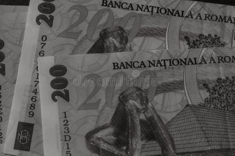 Romania LEI money. Romanian LEI currency royalty free stock photos