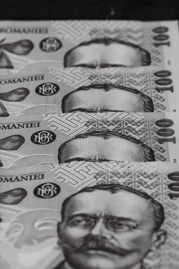 Romania LEI money. Romanian LEI currency royalty free stock photo