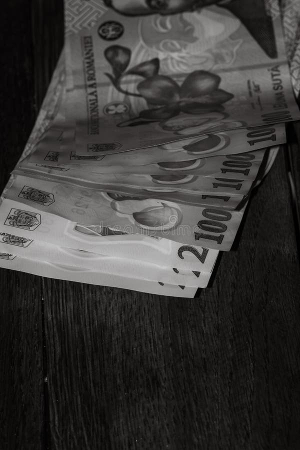 Romania LEI money. Romanian LEI currency royalty free stock photography
