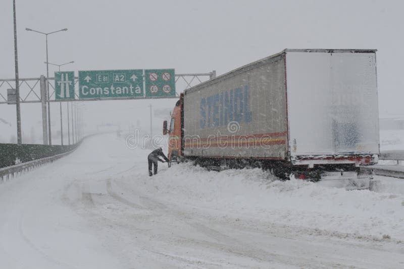 Romania Snow Storm