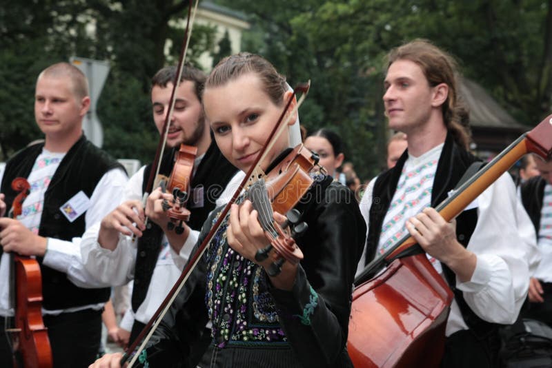 Romania Traditional Folk Music Editorial Photography Image of trough