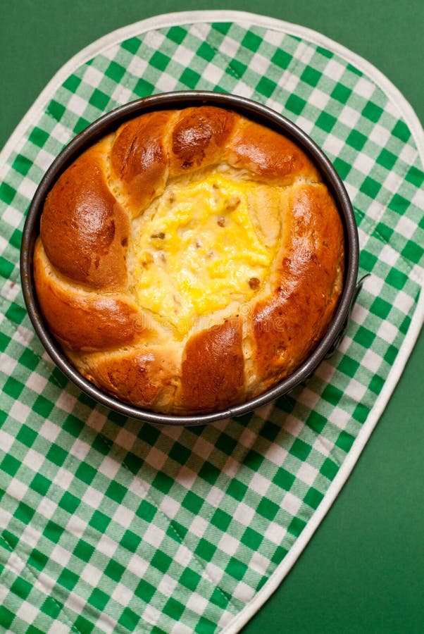 Romanian Easter sweet bread royalty free stock photo