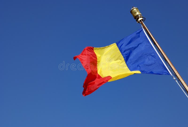 Romanian flag stock photos Romanian flag stock photos