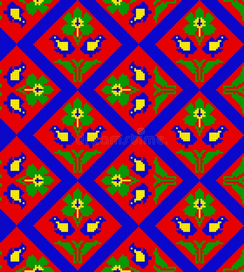 Romanian traditional seamless pattern vector illustration Romanian traditional seamless pattern vector illustration