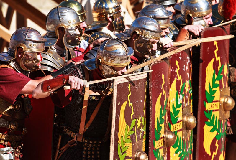 Romans show royalty free stock photo