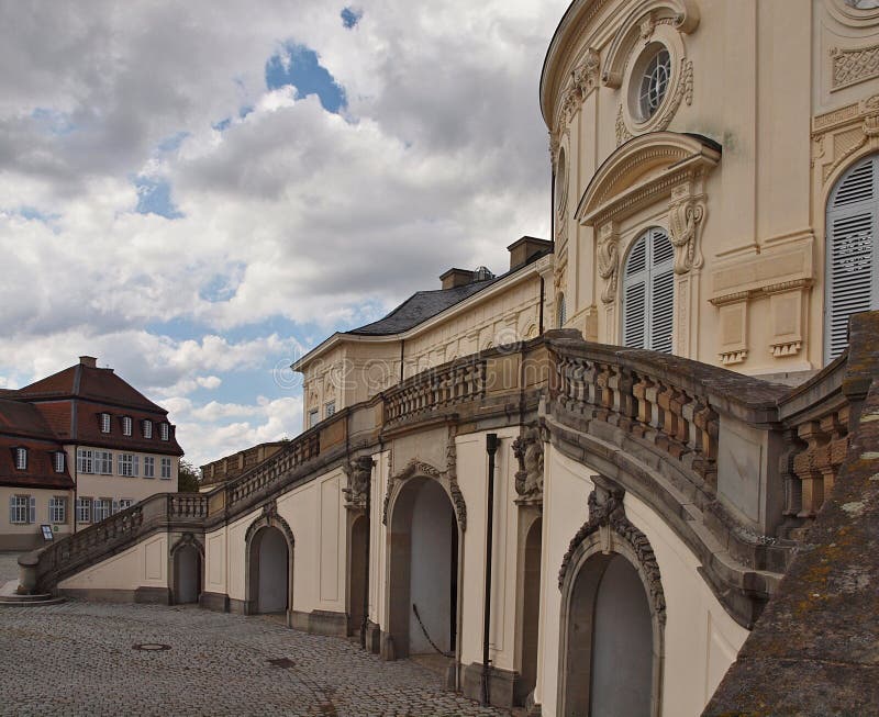 Romantic architecture in Stuttgart, castle Schloss Solitude