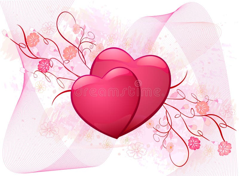 Romantic Background Vector Illustration Stock Vector - Illustration of  greeting, glamour: 3928767