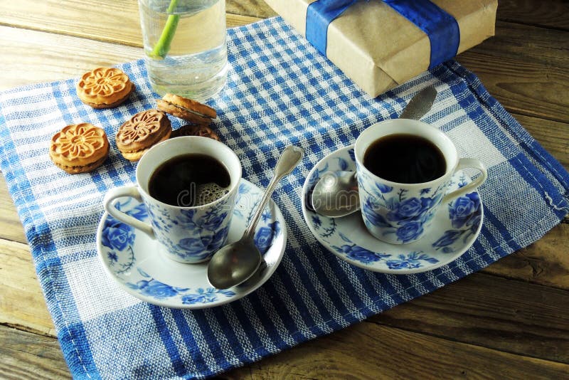 Romantic Breakfast, Coffee for Two Stock Image Image of cafe, aroma