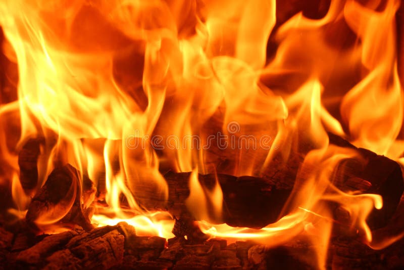 Romantic Chimney Fire, Burning Logs Stock Image Image of brown, chimney 37224145