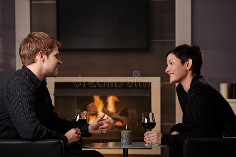 Romantic couple dating stock photo Romantic couple dating stock photo