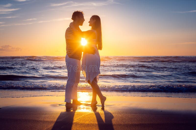 Romantic Couple Sunset