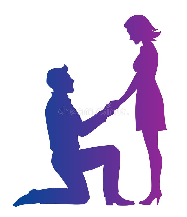 Romantic couple royalty free illustration Romantic couple royalty free illustration