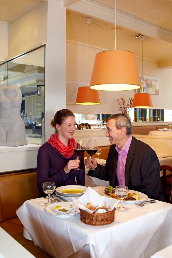 Romantic Dinner for Two stock image. Image of setting - 26751993