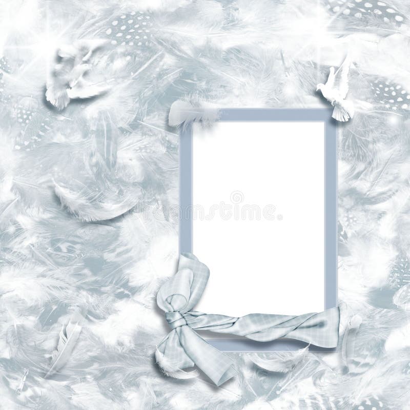 Romantic frame with bird