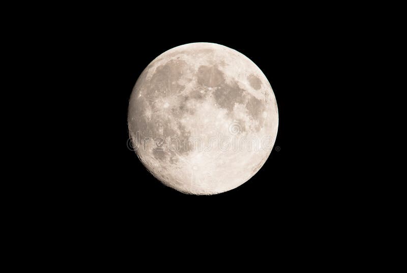 Romantic full moon in the night sky, Japan