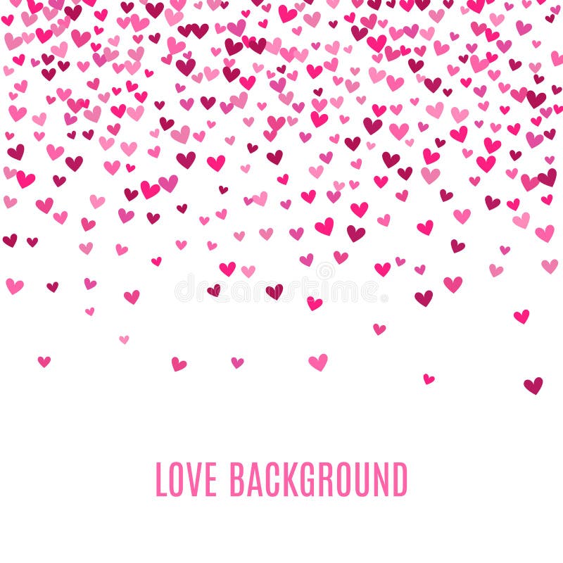 Romantic pink heart background. Vector illustration vector illustration
