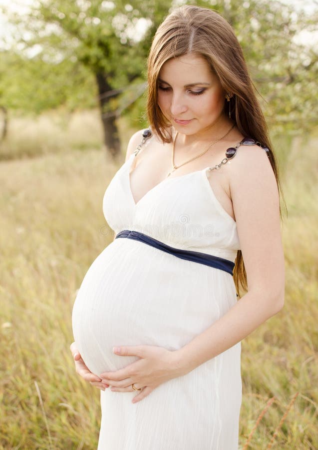 Romantic pregnant girl stock photo. Image of happy, beautiful - 44986912