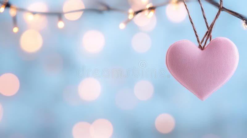 Romantisk, hjärtformad bokeh. ai genererad vektor illustrationer