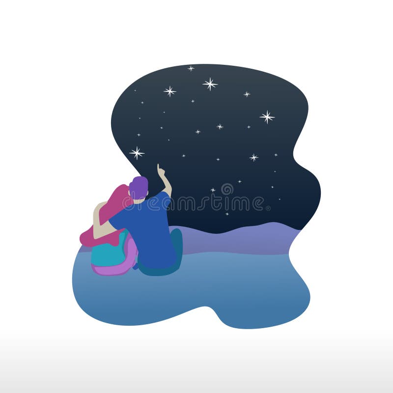 Romantycznej pary projekta płaski wektor z ślicznym kolorowym rysunkowym kreskówki sieci ui ux stylem ilustracji Romantycznej pary projekta płaski wektor z ślicznym kolorowym rysunkowym kreskówki sieci ui ux stylem ilustracji